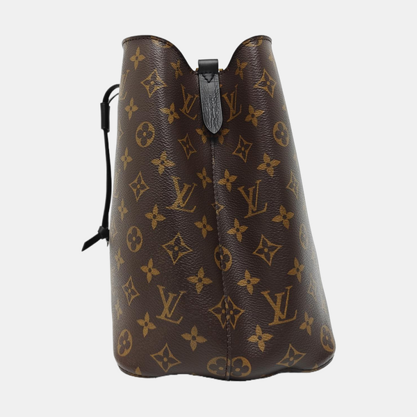 NÉONOÉ MM Monogram Coated Canvas Brown