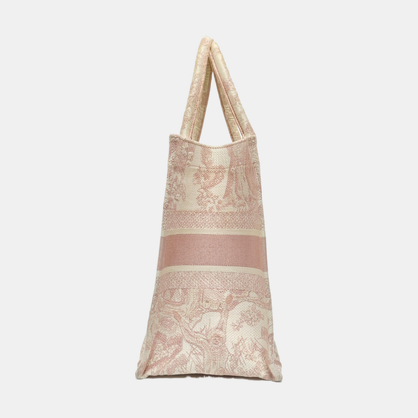Book Tote Medium Canvas Pink