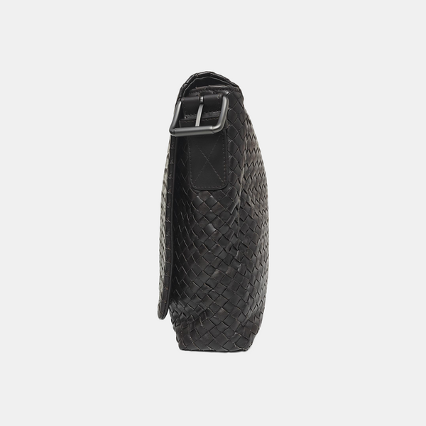 Calfskin Shoulder Bag Brown