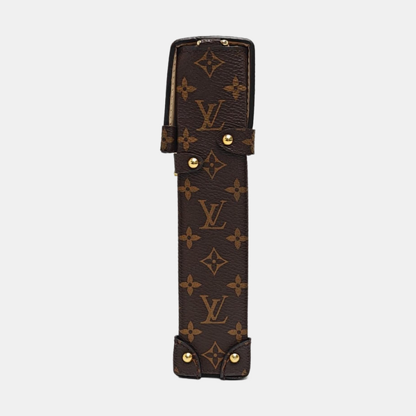 TRUNK Monogram Coated Canvas Brown