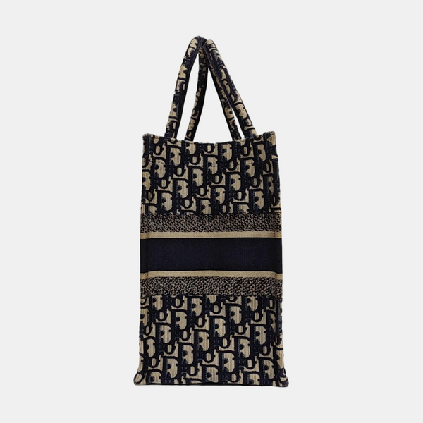 Book Tote Medium Canvas Blue