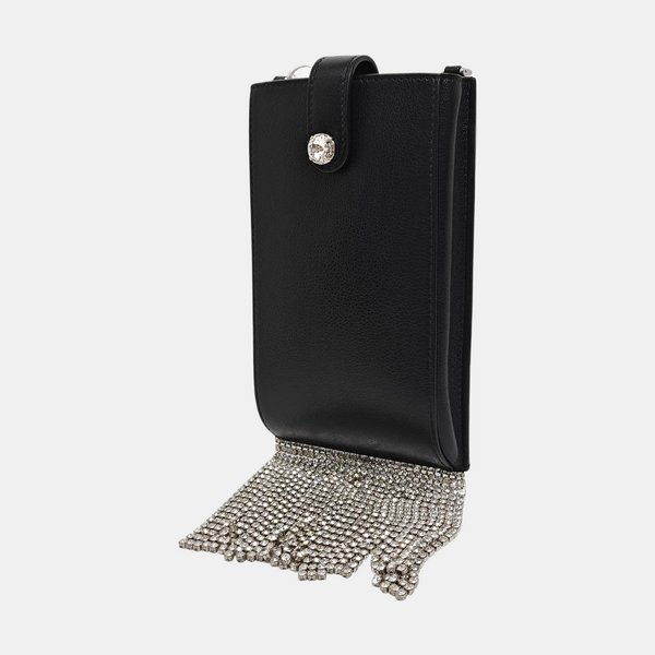Calfskin Shoulder Bag Black