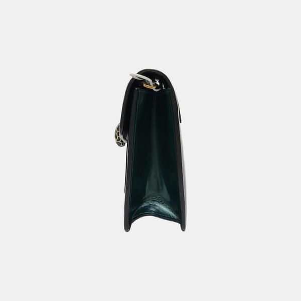 SERPENTI FOREVER Patent Leather Green