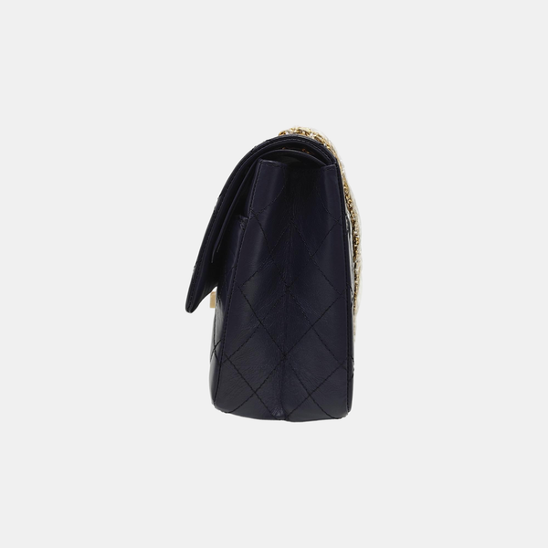2.55 Maxi Quilted Calfskin Blue
