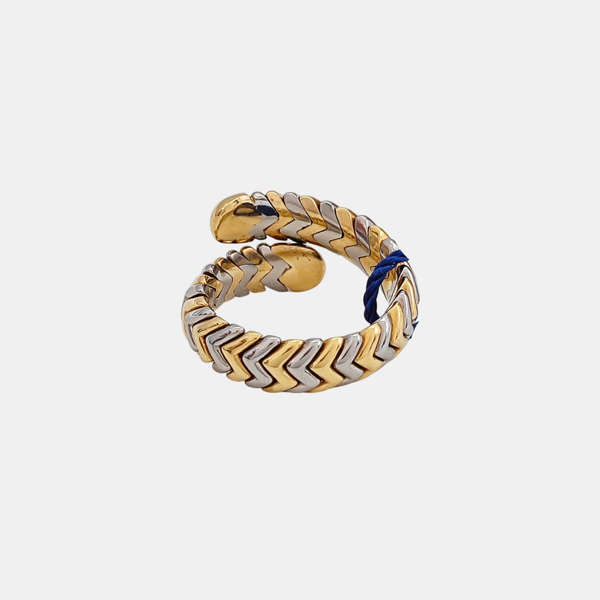 SERPENTI 18k White Gold Ring EU 52