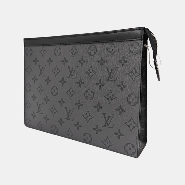 Pochette Voyag MM Monogram Coated Canvas Gray