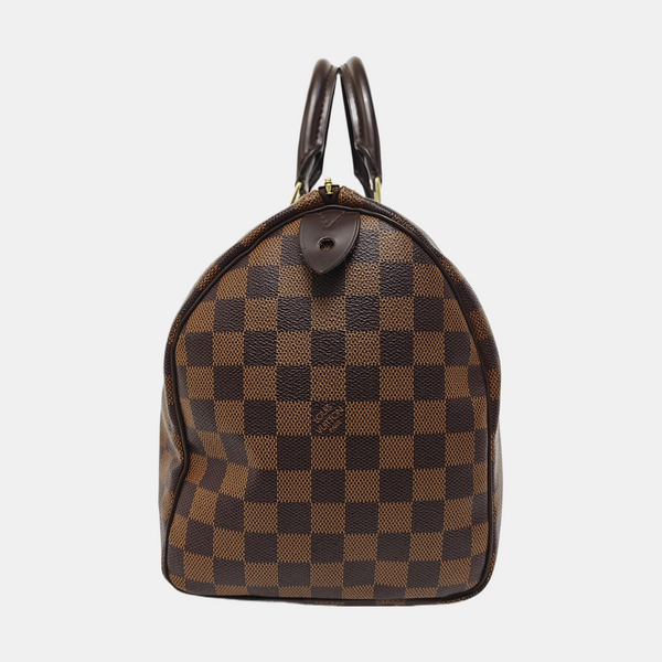 SPEEDY 30 Damier Ebene Coated Canvas Brown
