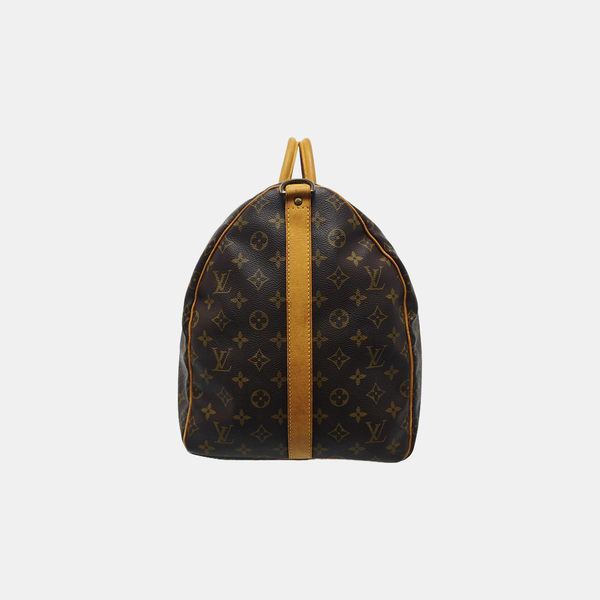 SAC SOUPLE 55 Monogram Coated Canvas Brown