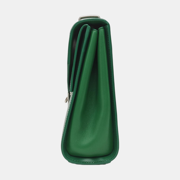 The Clip Calfskin Green