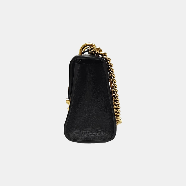 Padlock Small Calfskin Black