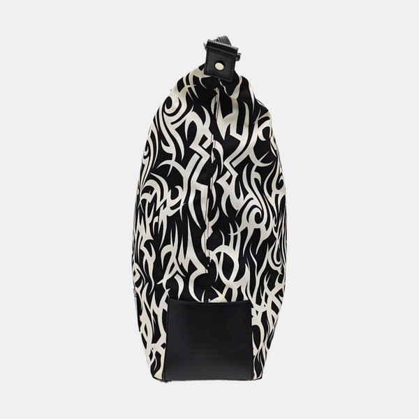 Fabric Shoulder Bag Black
