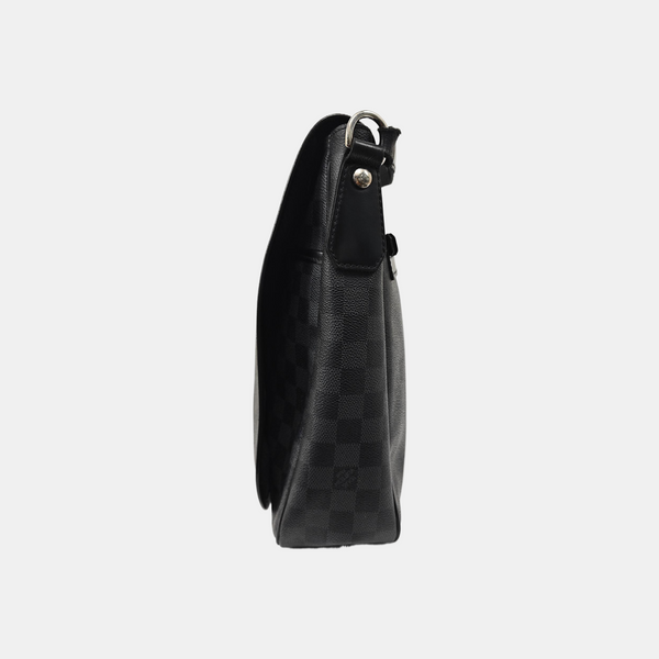 DANIEL Damier Graphite Coated Canvas Gray