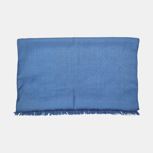 Wool Scarf Blue