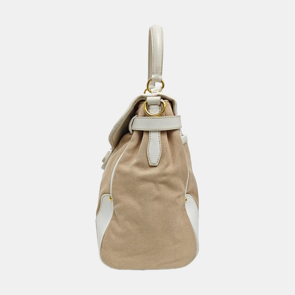 Canvas Shoulder Bag Brown