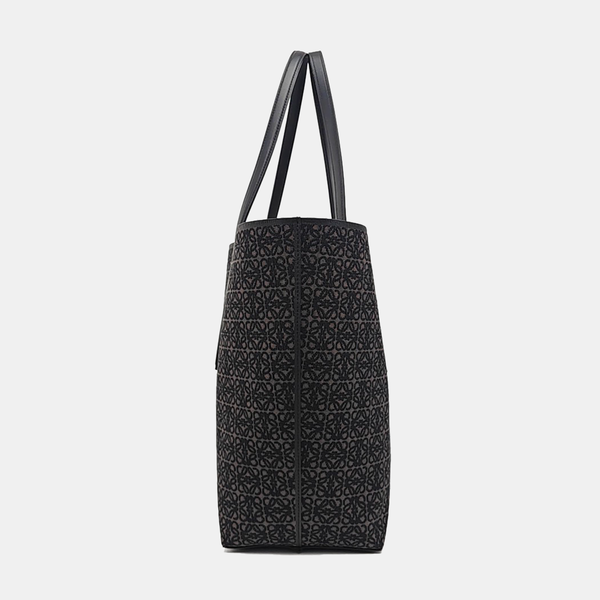 Anagram Tote Monogram Fabric Black