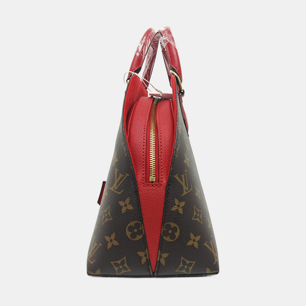 ALMA BNB MM Monogram Coated Canvas Brown