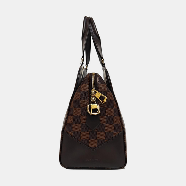 KENSINGTON BOWLING Damier Ebene Coated Canvas Brown