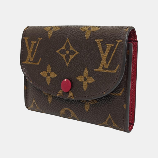 ROSALIE Monogram Coated Canvas Brown Wallet