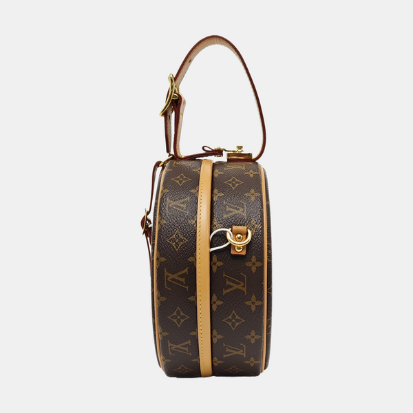 BOITE CHAPEAU PM Monogram Coated Canvas Brown