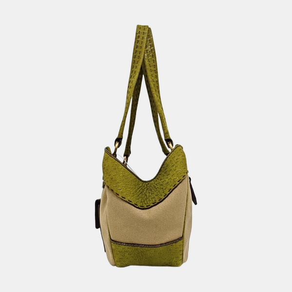 Canvas Top Handle Bag Multicolor