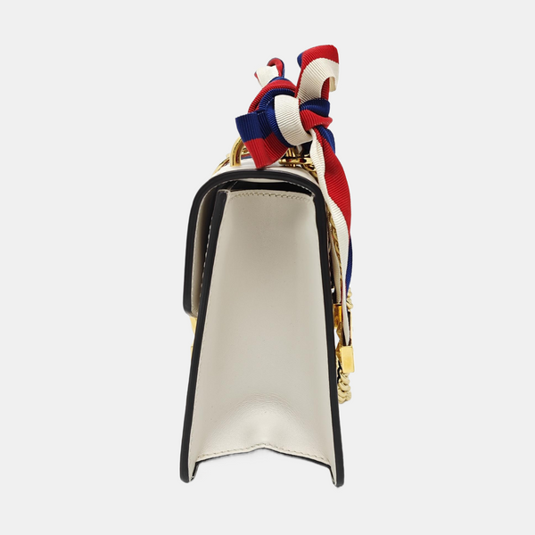 Authenticated pre-owned Sylvie Mini Calfskin White - Shoulder Bag at Looply