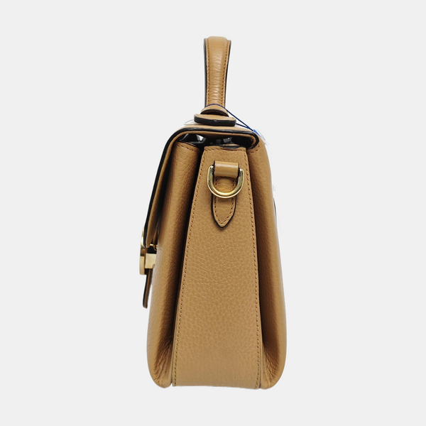Interlocking G Large Calfskin Beige