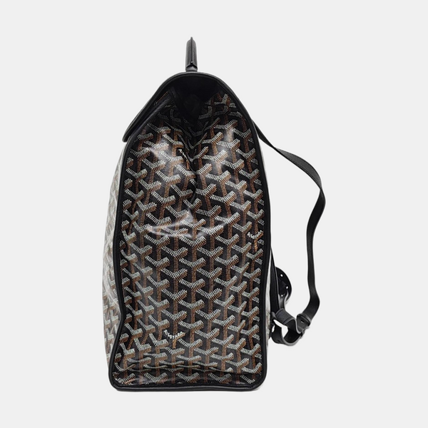 Saint Léger Coated Canvas Black