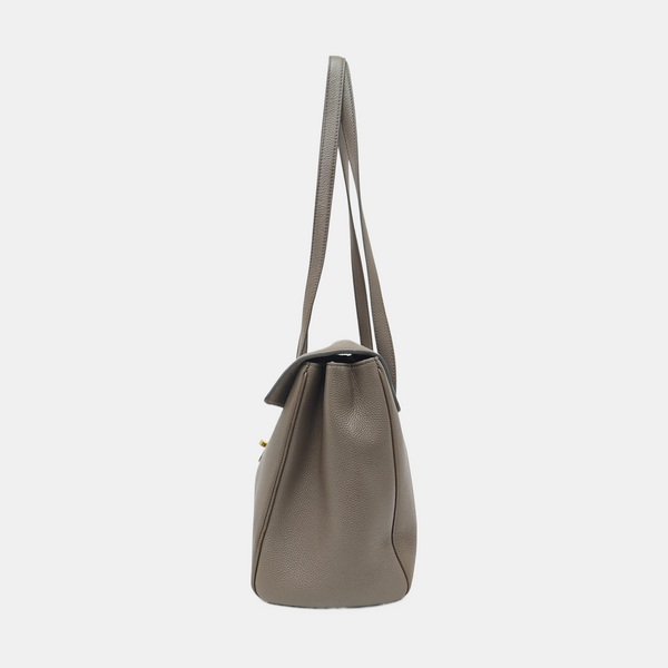 16 Medium Calfskin Gray
