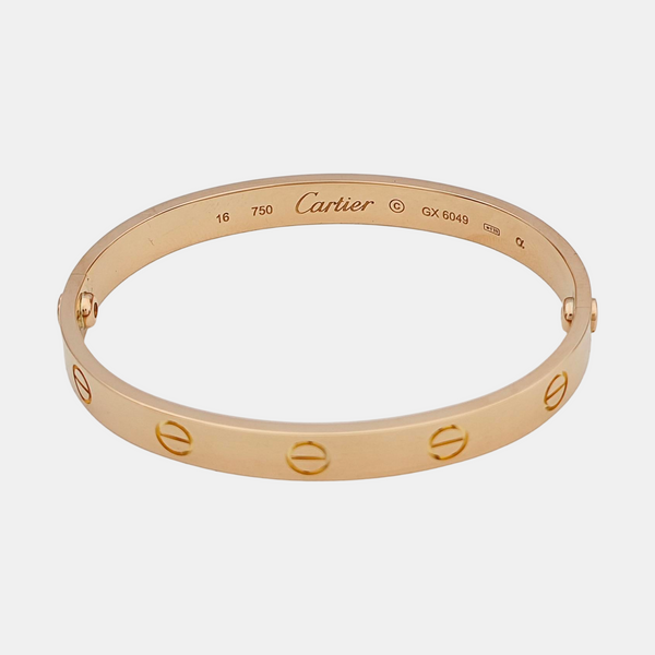 LOVE 18k Rose Gold Bangle