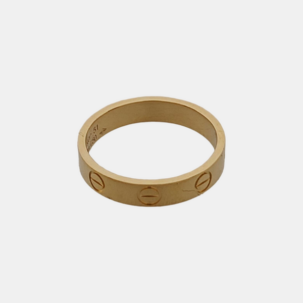 Anillo LOVE de oro de 18k, talla europea 51