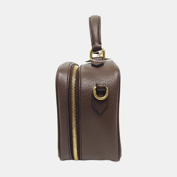 Ophidia Mini Monogram Coated Canvas Beige