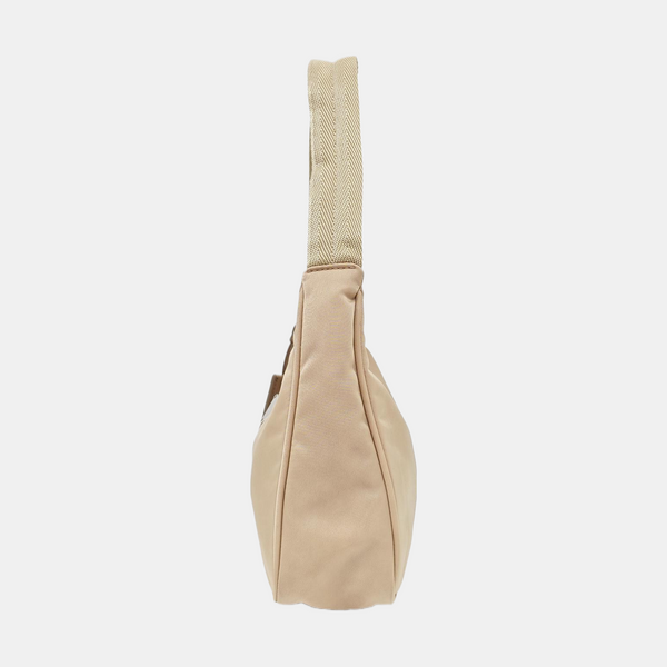 Authenticated pre-owned Re-Edition Nylon Brown - Top Handle Bag at Looply