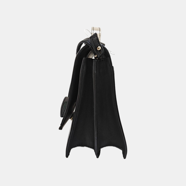 Calfskin Shoulder Bag Black