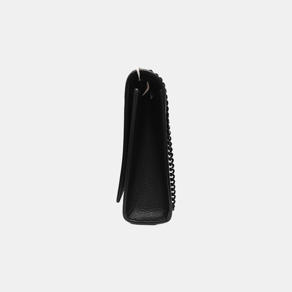 Calfskin Shoulder Bag Black