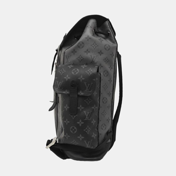 CHRISTOPHER Monogram Coated Canvas Gray