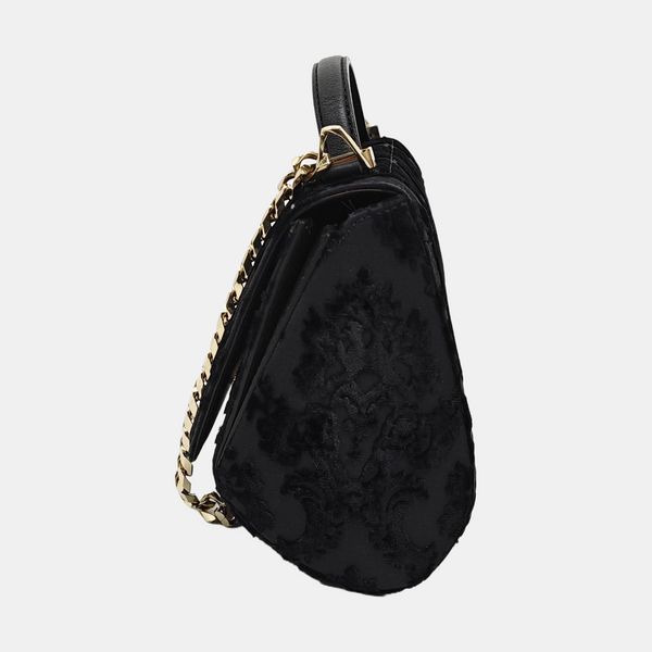 Fabric Shoulder Bag Black