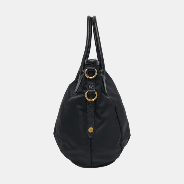 Nylon Tote Bag Black