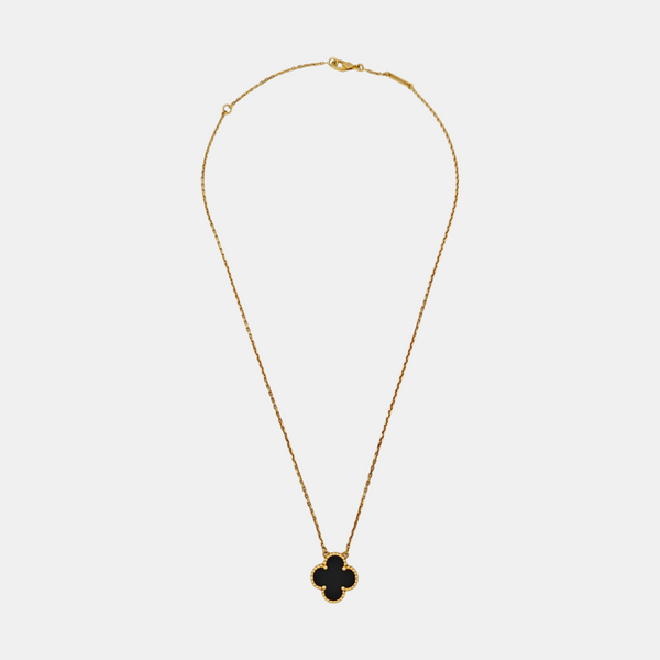 Vintage Alhambra 18k Gold Necklace