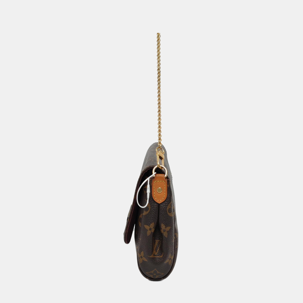 FAVORITE PM Monogram Coated Canvas Brown