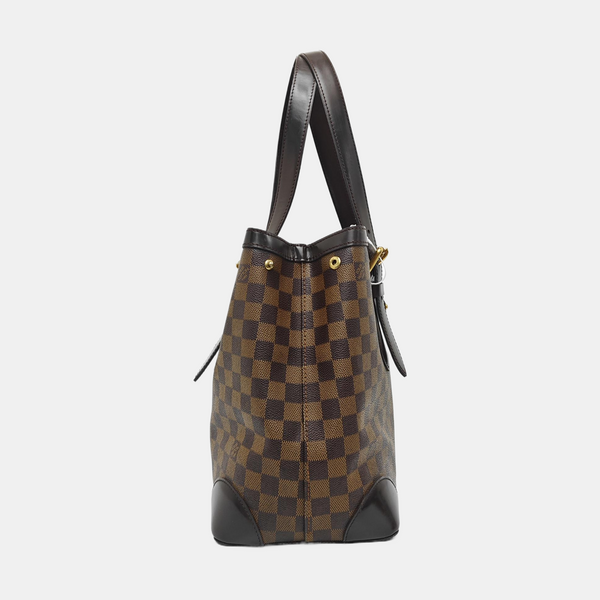 HAMPSTEAD MM Damier Ebene Coated Canvas Brown