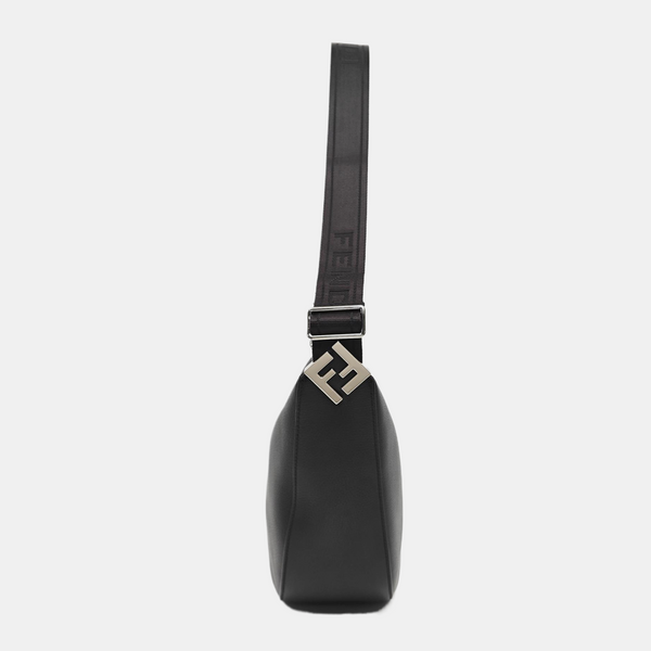 Calfskin Shoulder Bag Black