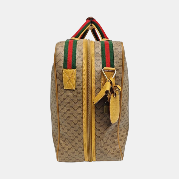 Monogram Coated Canvas Shoulder Bag Brown