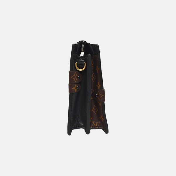 TRUNK Monogram Coated Canvas Brown
