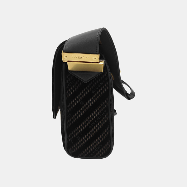 Suede Shoulder Bag Black