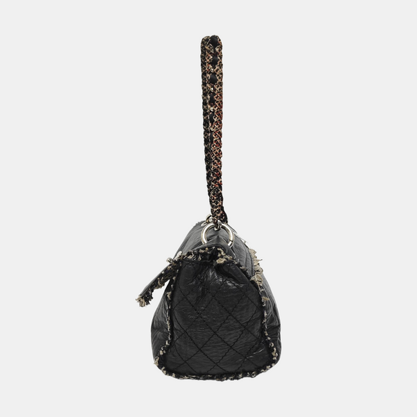 Calfskin Shoulder Bag Black