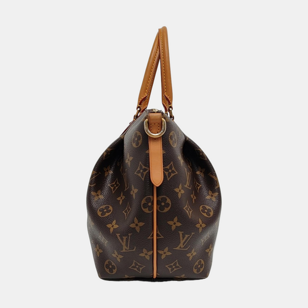 TURENNE GM Monogram Coated Canvas Brown