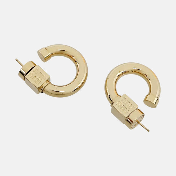 Metal Gold Earrings