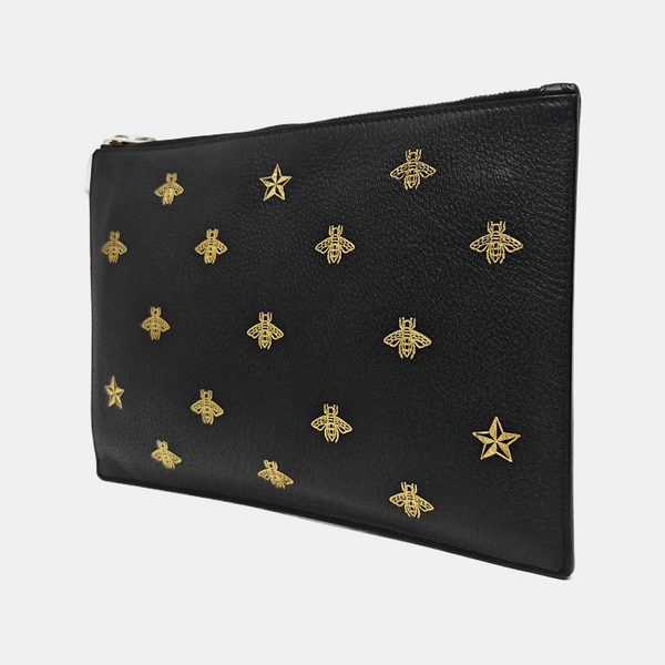 Calfskin Clutch Black