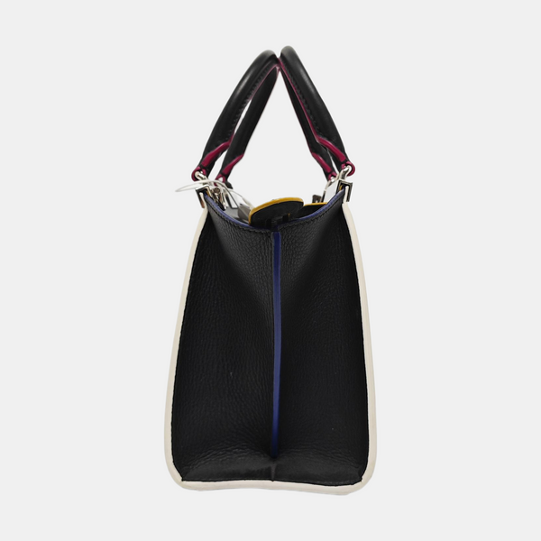 Authenticated pre-owned 3Jours Calfskin Black - Top Handle Bag at Looply