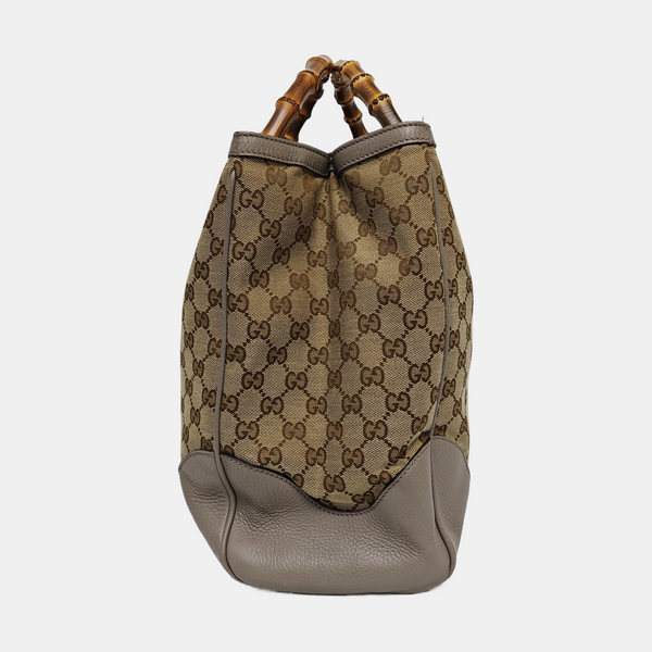 Bamboo 1947 Medium Monogram Canvas Brown